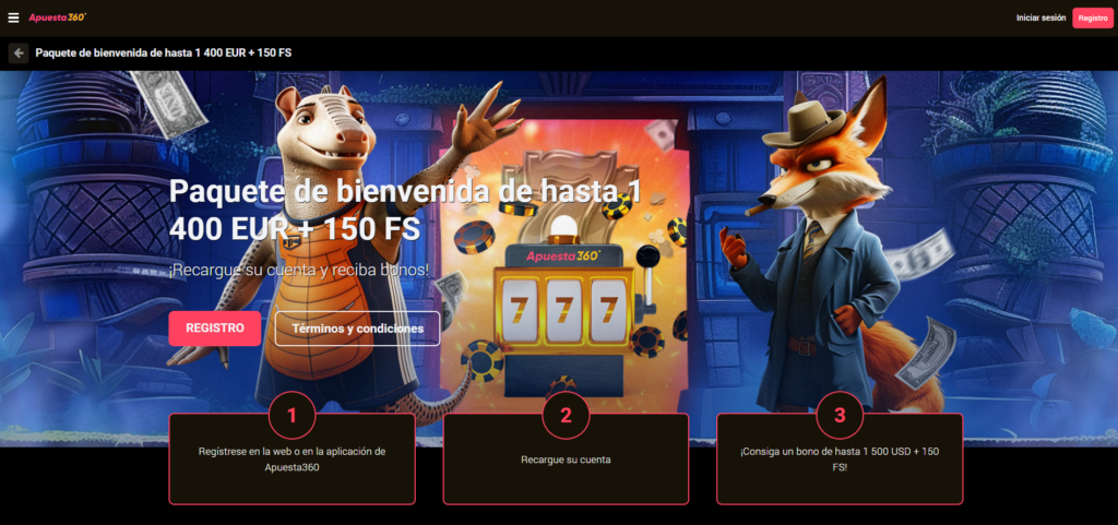 Conoce el Apuesta360 bono de bienvenida para el Casino